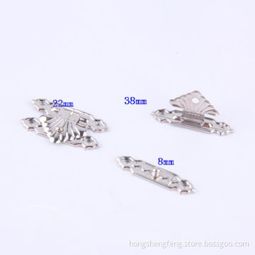 Manufacturer Supply Small Size Nickle Color Metal Box Latch